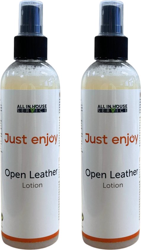 All-In House Open Leather Lotion - 2 x 250ml - Just Enjoy