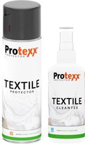 Protexx Set - Textile Protector 250ml + Textile Cleantex Vlekkenspray 100ml