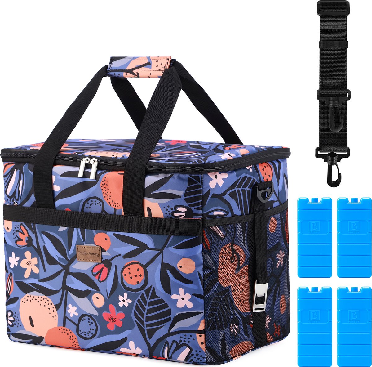 Packaway 4 Laags Geïsoleerde Koeltas - Lunchtas 30 liter - Valencia