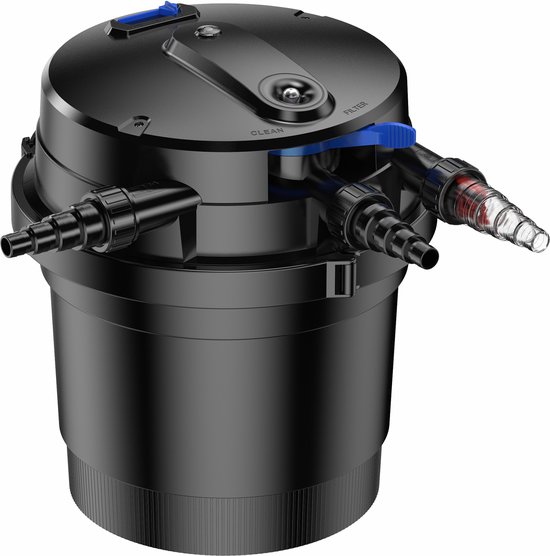 BluPressure Smart Control 8.000 - Drukfilter voor vijver - Inclusief 11W UV-c - Backwashfunctie - UV timer