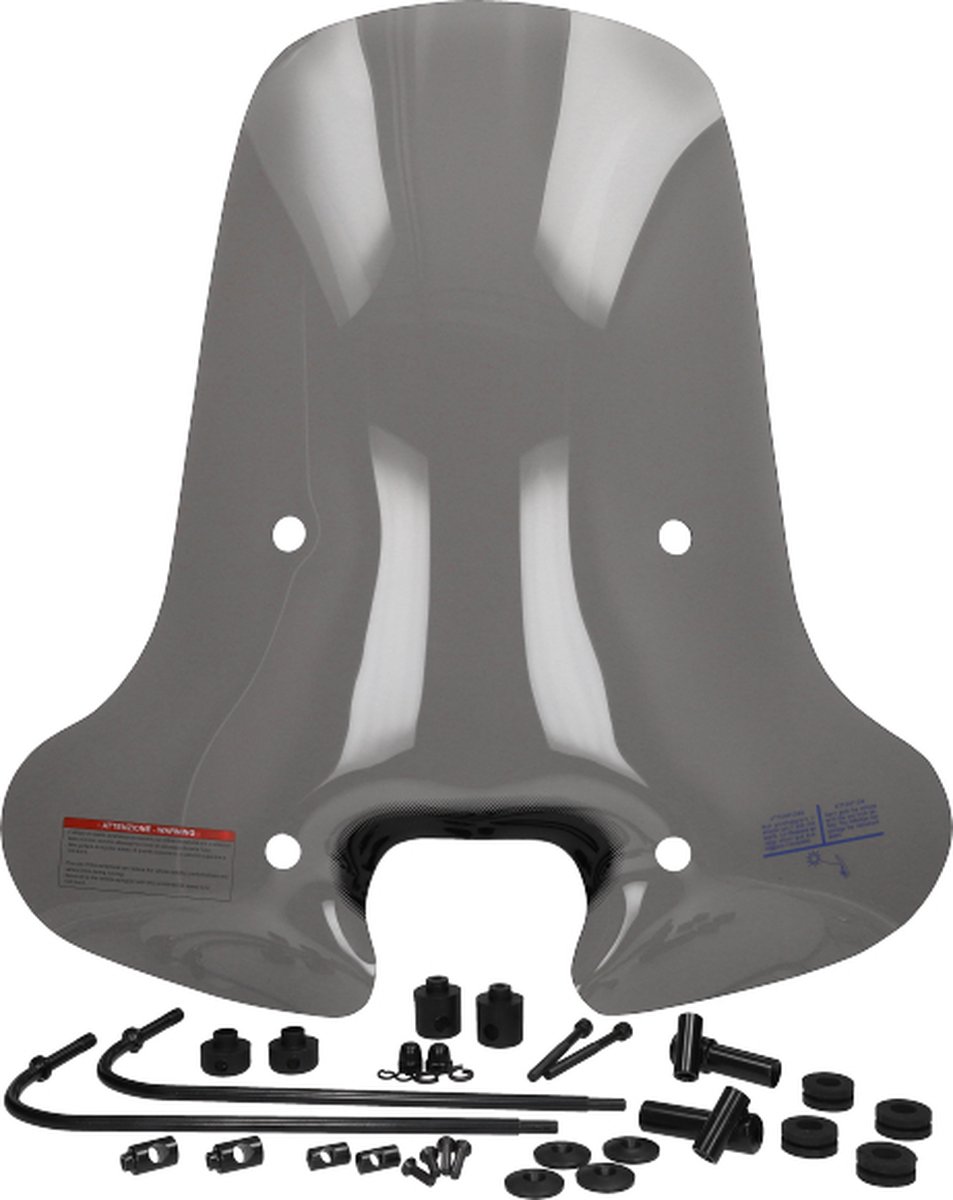 Mezoly Windscherm Piaggio Zip hoog smoke