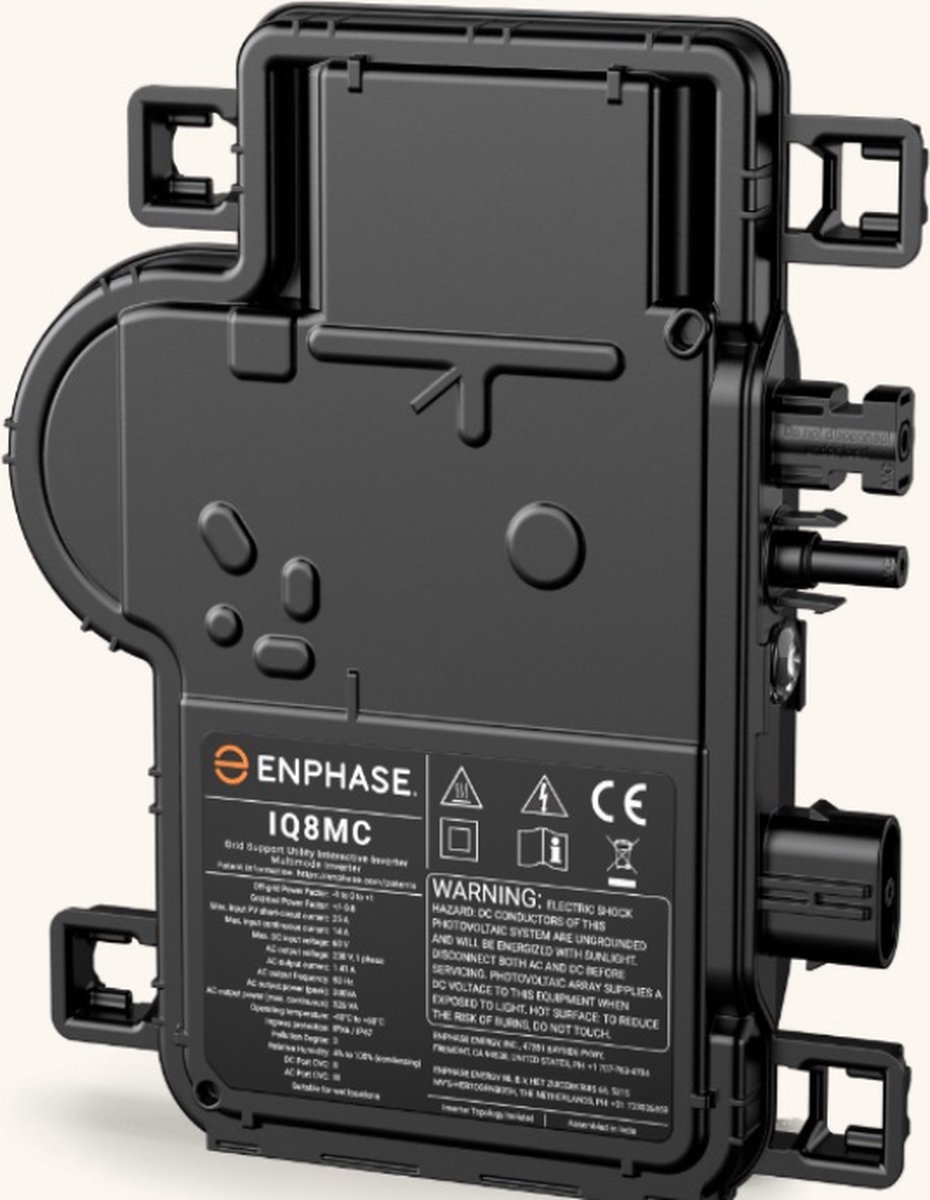 ENPHASE IQ8MC MICRO OMVORMER ZONNEPANELEN