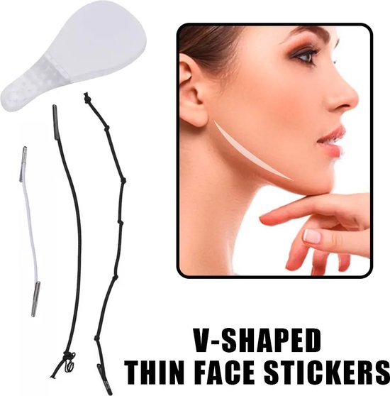 Foto: Face lift tape facelift zonder chirurgie instant eyes face and neck lift 40 stuks transparent gezichtstape voor face lifting onmiddellijke face lift voor onderkin en huidversteviging make up facelifting gezichtslifting 