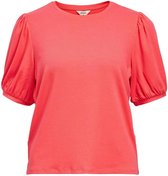 Object T-shirt Objjamie S/s Top Noos 23034454 Paradise Pink Dames Maat - XL