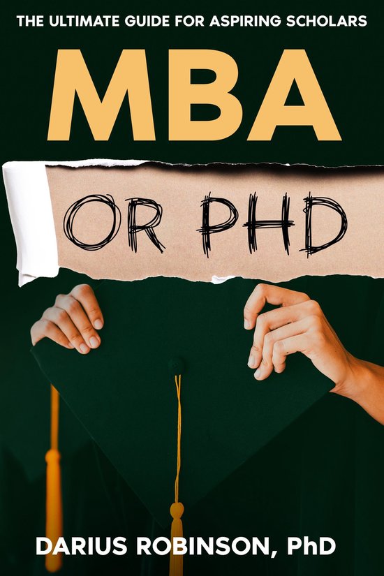 MBA or PhD - cover