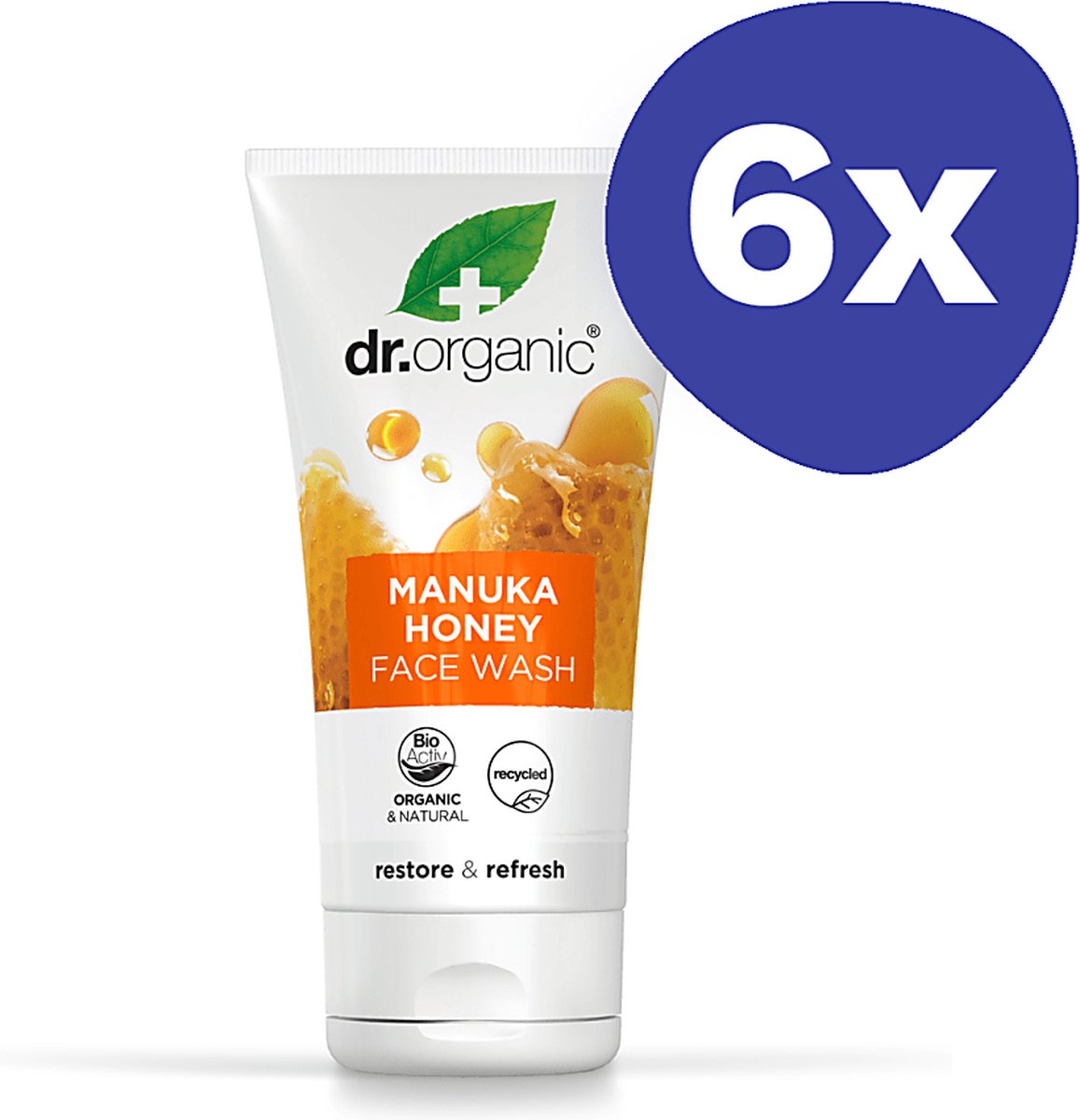 Goedkoopste Dr Organic Manuka Honing Gezichtsreiniger (6x 150ml