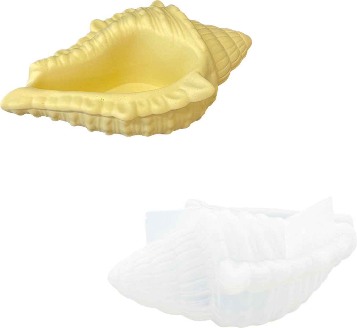 Siliconen mal schelp
