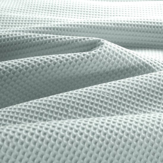 Papillon Dekbedovertrek Mendoza Wafel Mint Groen Tweepersoons 200x200/220 cm - Hoogwaardige Percale Katoen Super Zacht van Papillon — afbeelding 2