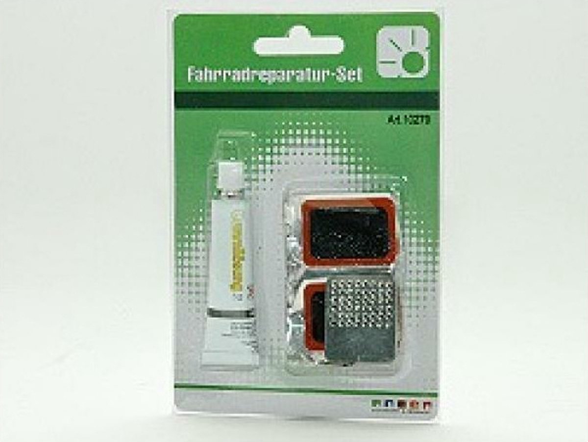 Bandenplakset fiets - 7-delig - bandenplakkers - bandenreparatieset - fietsband plakken thumbnail 3