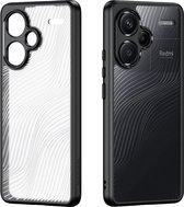 Geschikt voor Xiaomi Redmi Note 13 Pro Plus 5G - Back Cover - Streamer Line - Bumper Schokbestendig Hoesje - Zwart