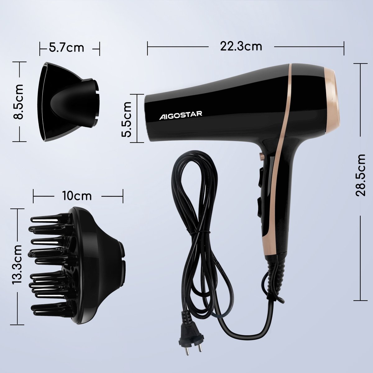 Aigostar Ionische Haardroger 2400W thumbnail 6