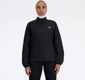 New Balance Active Woven Jacket Dames Sportjas - Zwart - Maat L