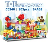 WOMA The Metropolitan - Bouwpakket - Bouwblokken - Bouwset - 3D puzzel - Mini blokjes - Compatibel met Lego bouwstenen - 903 Stuks