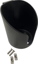 Cup Holder Nylon Plastic Clip On - Black