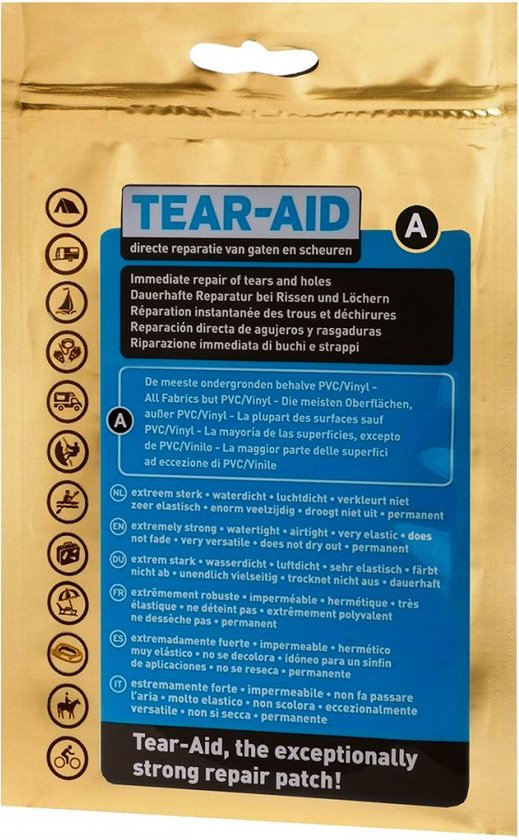 Tear-Aid - Reparatiemiddel - Type A standaard set - Tear-Aid