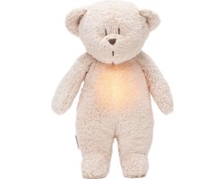 Moonie The Humming Friend Organic knuffel - 28 cm - Rose