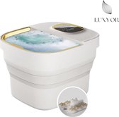 Luxyor - Voetenbad - Automatische massage - Tot 48°C - Geschikt voor badzout en olie - Opvouwbaar