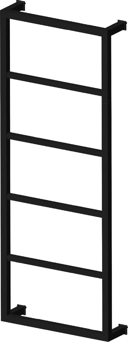 SaniDreams Saar - Handdoekenrek - Handdoekhouder - 1154x450x118mm - Zwart