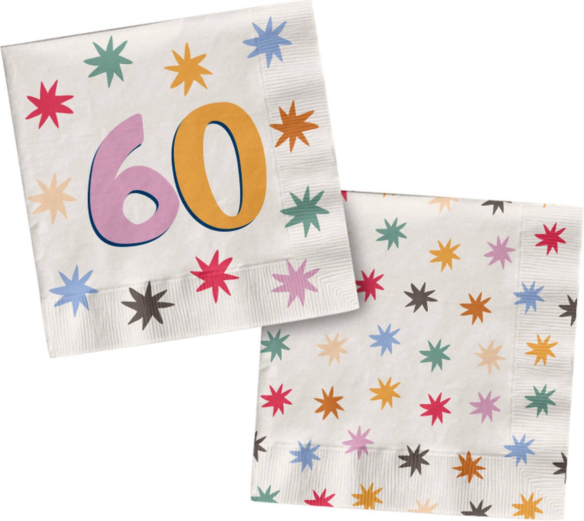 Folat - Servetten Starburst 60 (20 stuks) - 33 x 33 cm
