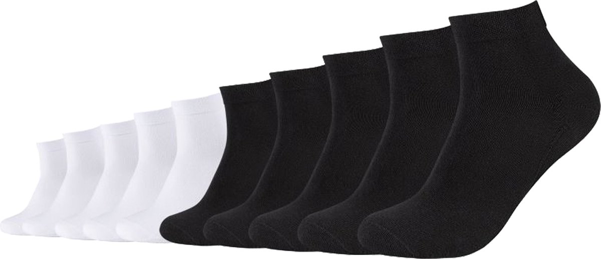 Camano Unisex Quartersokken Veelkleurig 10 Paar