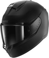 Shark - RIDILL 2 BLANK Mat Black Mat - ECE goedkeuring - Maat XS - Integraal helm - Scooter helm - Motorhelm - Zwart - ECE 22.06 goedgekeurd