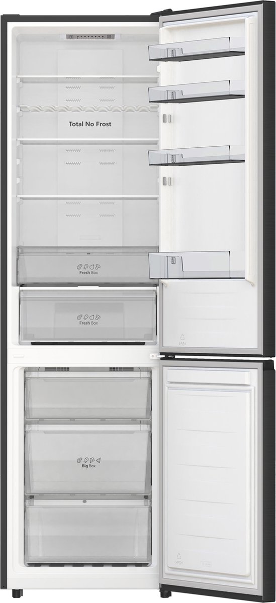 Hisense RB440N4AFA, Koelkast met A Energielabel - Koel-vriescombinatie - No Frost - Zwart- Multi-Air Flow - Fast Freeze - 35dB (A) -Inverter Compressor - 336 Liter — afbeelding 5