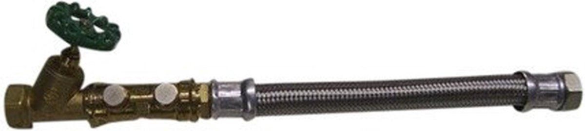 Go by Van Marcke aansluitset compleet voor waterteller 3/4F x 3/4F losse moer - inox