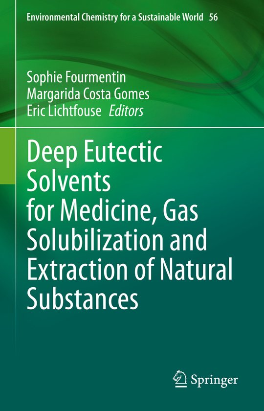 Deep Eutectic Solvents for Medicine Gas Solubilization and E ... - cover