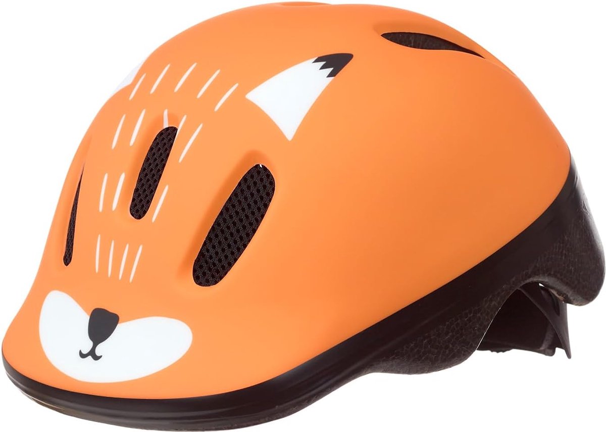 Baby fietshelm - Fietshelm baby - Kinderfiets helm - Fietshelm voor jongens & meisjes - Oranje- Maat M (50-55 cm omtrek) - Houd je kind veilig op de fiets!