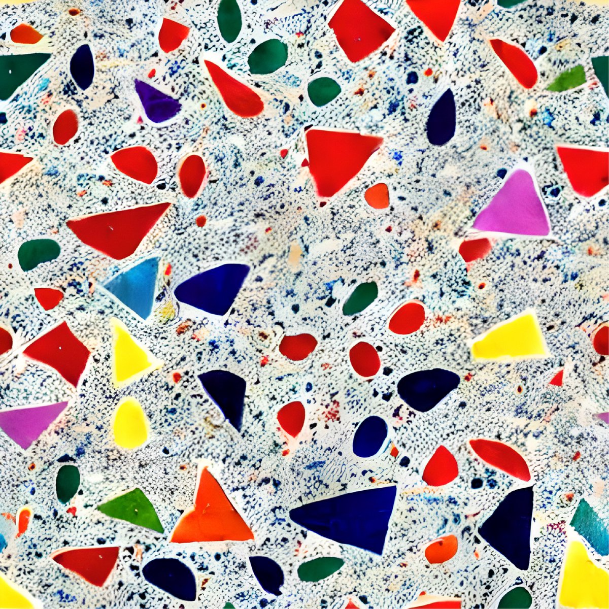 15 stuks tegelstickers terrazzo 15cm x 15cm - zelfklevend - badkamer, keuken en toilet - plakfolie - peel and stick - backsplash - plaktegels