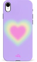 xoxo Wildhearts Daydreamer Single Layer - Hoesje geschikt voor iPhone Xr hoesje - Dames hoesje geschikt voor iPhone Xr - Kleurrijk hoesje geschikt voor iPhone Xr hoesje shockproof case - Roze hoesje met hartje
