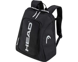 HEAD Kids Tour Rugzak - Tennis, Zwart/Wit, Ruimte voor 2 Rackets