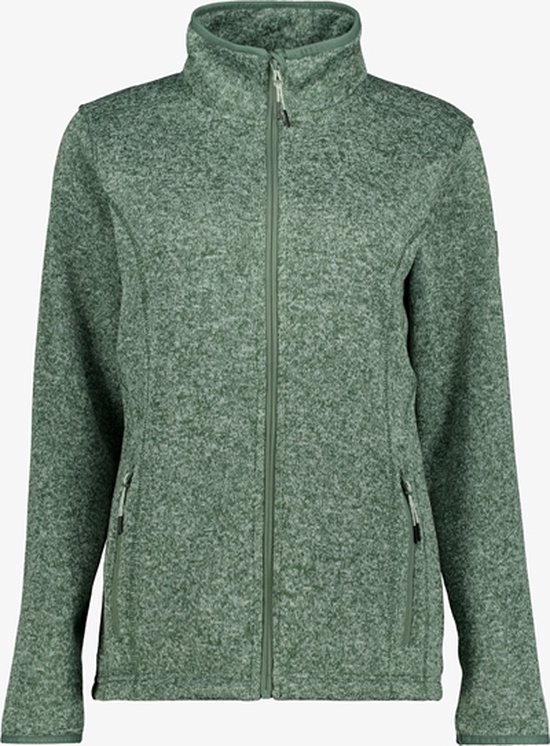 Kjelvik dames outfoor fleece vest groen - Maat M