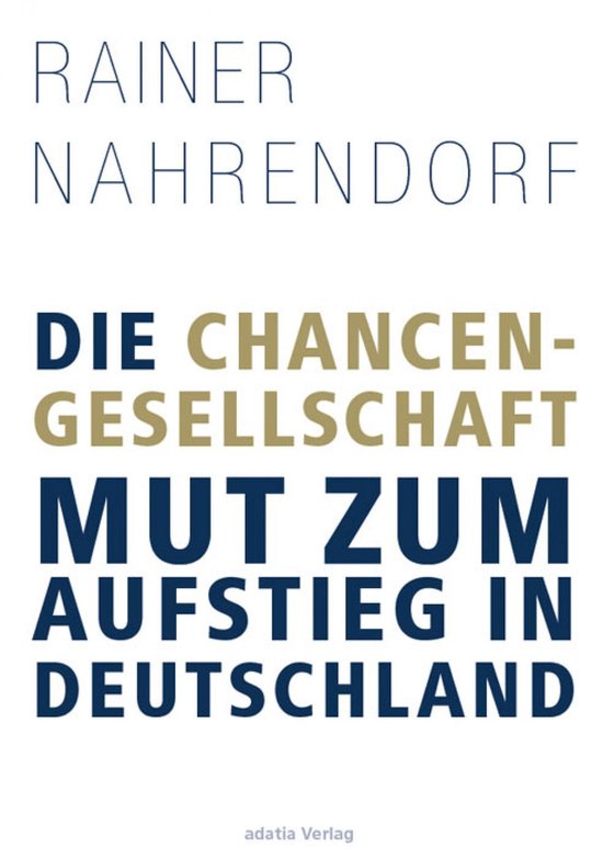 Die Chancengesellschaft - cover