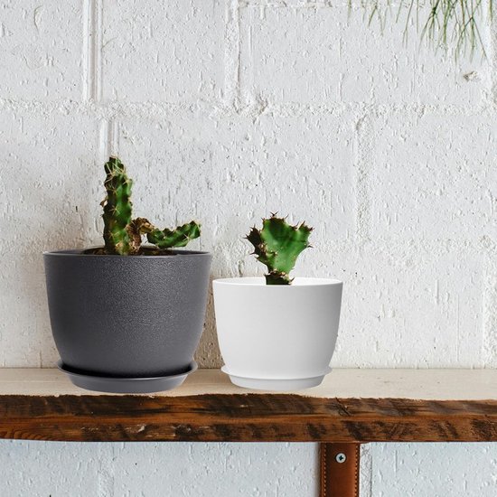Witte Bloempot met een diameter van 25 tot 30 cm kopen? Kijk snel