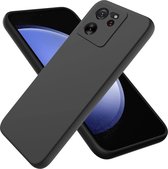 Dun TPU Hoesje Zwart Geschikt voor Xiaomi 13T / 13T Pro | Back Cover Matte Zwart | Flexibel | Lichtgewicht | Ultra Dun