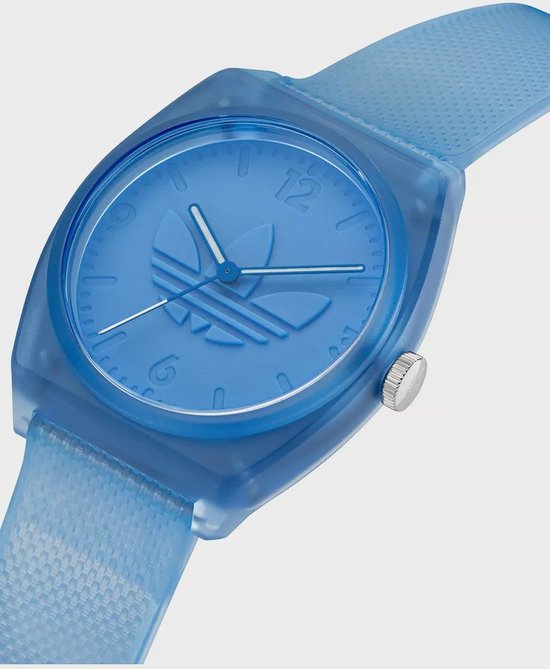 Adidas Originals Street Project Two AOST22031 Horloge - Kunststof - Blauw - Ø 38 mm