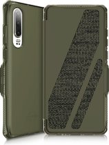 ITSkins Level 2 SpectrumFolio Telefoonhoesje geschikt voor Huawei P30 Hoesje Bookcase - Kaki