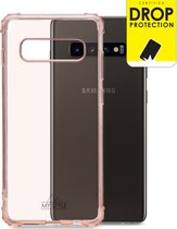 My Style Protective Flex Telefoonhoesje geschikt voor Samsung Galaxy S10 Plus Hoesje Flexibel TPU Backcover Shockproof - Roze