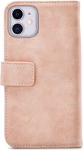 Mobilize Telefoonhoesje geschikt voor Apple iPhone 11 Hoesje | Mobilize Elite Gelly Bookcase | Pasjeshouder voor 3 Pasjes | Telefoonhoesje voor Pinpas / OV Kaart / Rijbewijs - Soft Pink | Roze