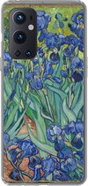 Telefoonhoesje Geschikt voor OnePlus 9 Pro hoesje - Irissen - Vincent van Gogh - Siliconen Telefoonhoesje