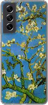 Geschikt voor Samsung Galaxy S21 FE hoesje - Amandelbloesem - Vincent van Gogh - Siliconen Telefoonhoesje