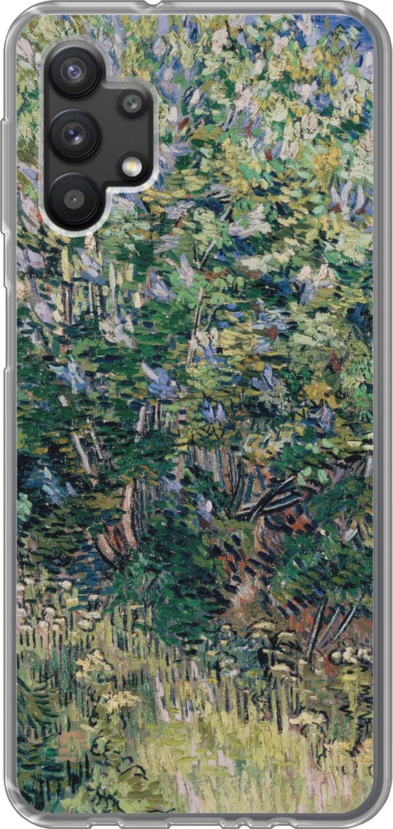Telefoonhoesje Geschikt voor Samsung Galaxy A32 5G hoesje - Seringenstruik - Vincent van Gogh - Siliconen Telefoonhoesje Telefoonhoesje