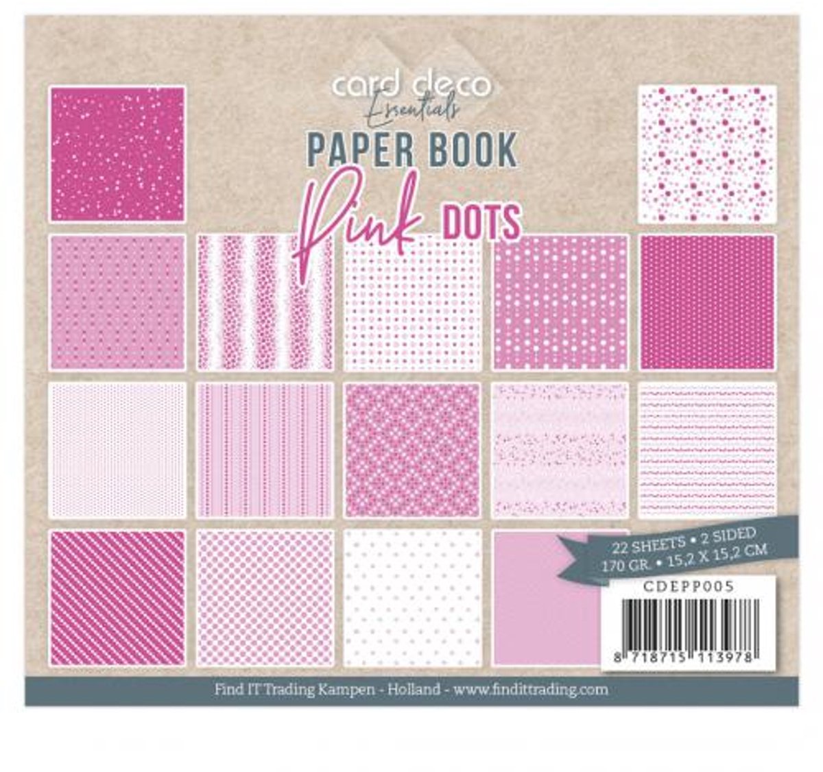 Card Deco Essentials - Paperbook - Pink