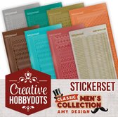 Creative Hobbydots Stickerset 24 - Amy Design - Classic Men's Collection