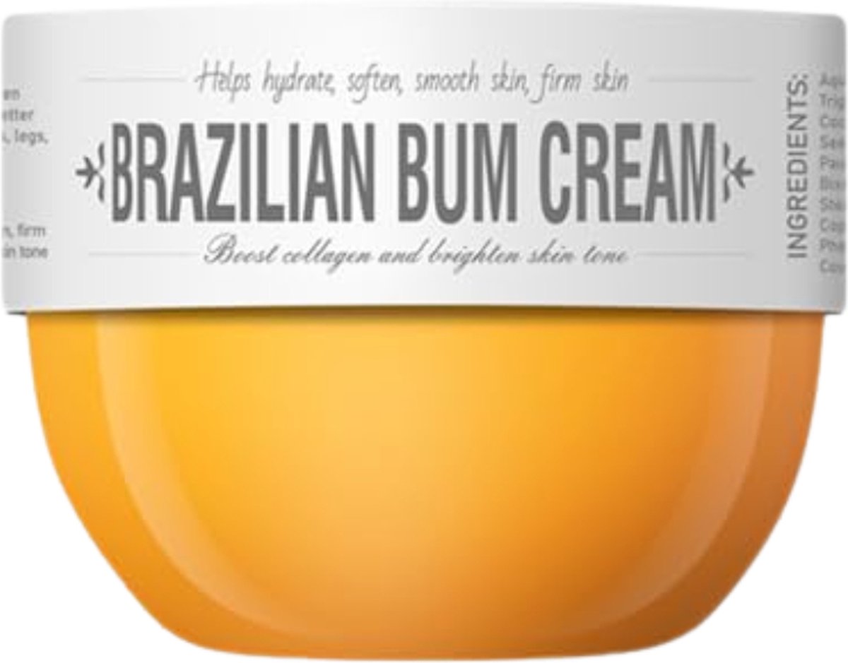 Lakerain - Brazilian Bum Bum Cream bodycrème 80ML - Verstevigende Bum Bum Crème - Hydraterend - Skin care - Verzorgend - Anti-Cellulitis - Body crème - Dames - Persoonlijke Verzorging