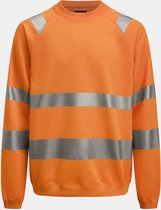 Jobman 1150 Hi-Vis Sweatshirt 65NO115065 - Oranje - XS