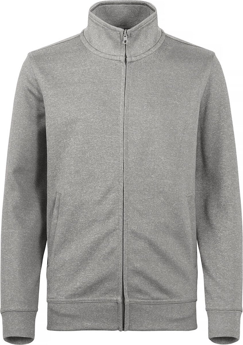 Clique Basic Active Cardigan Junior 021068 - Grijs-melange - 130-140