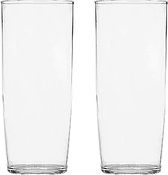 Global Glass Bierglazen Fluitje - Plastic Bierglazen - Kunststof Bierglazen - Kunststof Glazen - Plastic Glazen - 17cl - Transparant - 2 Stuks