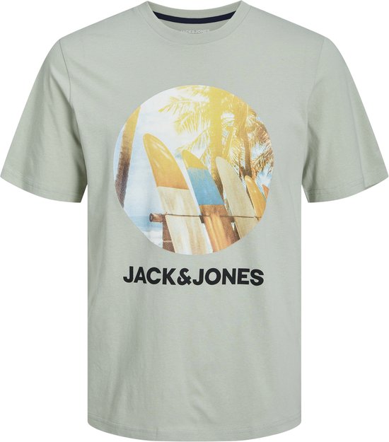 JACK&JONES JUNIOR JJNAVIN TEE SS CREW NECK JNR Jongens T-shirt - Maat 128